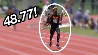13-Year-Old Drops 48 Second 400m!