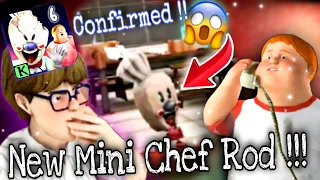 New Mini Chef Rod Revealed In Ice Scream 6 || Ice Scream 6 Leaks || Ice Scream 6