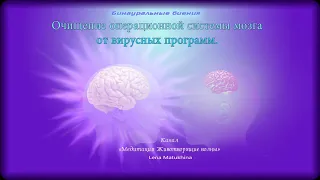 Очищение операционной системы мозга от вирусных программ.