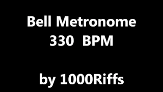 Bell Metronome : 330 BPM - Beats Per Minute