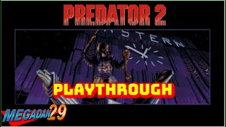 Predator 2 Sega Genesis Playthrough