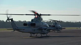 USMC | AH-1Z Viper & UH-1Y Venom | Takeoff & Landing | PYM