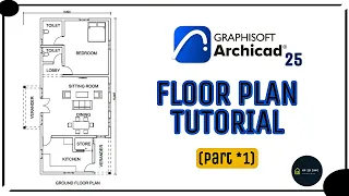 Archicad Tutorial: How To Draw A Floor Plan