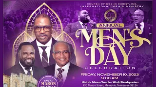 COGIC 115th Holy Convocation - Annual Men’s Day Celebration