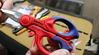Knipex Electricians Shears: The smoothest, cleanest cutters yet! They put the Milwaukee's to shame!
