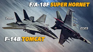 Best Bang For The Buck Investment ? F/A-18F Super Hornet Vs F-14B Tomcat DOGFIGHT | DCS