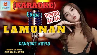 Lamunan Pindo Ah ah Karaoke  | Karaoke Dangdut Official | Cover PA 600