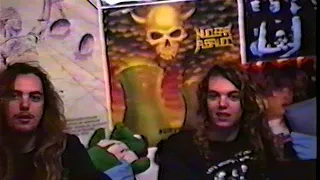 Sepultura Clip #2 Unedited Private Philly  Interview November 1989