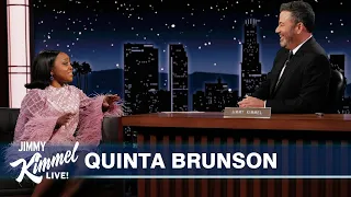 Quinta Brunson & Jimmy Kimmel on Emmys Controversy