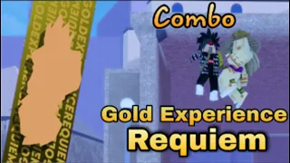 Roblox n the Jojo game | Golden Experience Requiem Combo