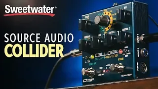 Source Audio Collider Stereo Delay+Reverb Pedal Demo