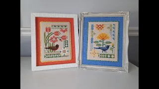 Flosstube Extra: Mounted Flat Finish Cross Stitch Tutorial