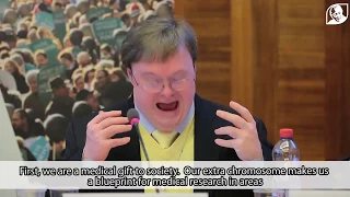 « I AM A MAN WITH DOWN SYNDROME AND MY LIFE IS WORTH LIVING  » Frank Stephens' speech at the UN1