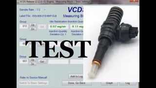 Verificare valori injectoare VW/AUDI cu VCDS/How to check fuel injectors with VCDS - VW / AUDI