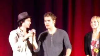 Ian Somerhalder, Paul Wesley & Candice Accola (Bloody Night Con Barcelona 2011)