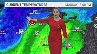 Cleveland Weather: Rain returns Monday night and into Tuesday