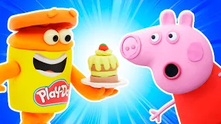 Cake Suprise with Peppa Pig 🐷 The Play-Doh Show Season 2 | Play-Doh Official