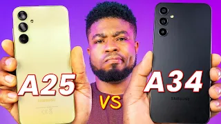 Samsung Galaxy A25 vs Samsung Galaxy A34 - Which is BETTER?