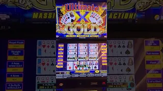 Our Channels Biggest Win EVER! We Love Ultimate X Gold!!! #videopoker #jackpot #handpay  #ultimatex