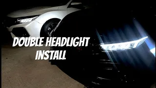 Installing VLand Archaic Headlights on Civic Si and Hatchback