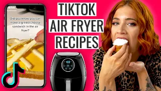 TESTING Viral TikTok Air Fryer Recipes (I can't believe I made these...)