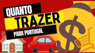 QUANTO LEVAR DE DINHEIRO PARA PORTUGAL/ SOLTEIRO/ CASAL E FAMÍLIA #portugal #moraremportugal