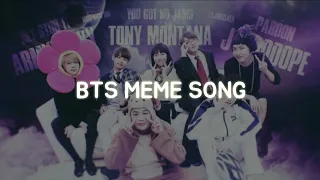 'SO I CREATED A SONG OUT OF BTS MEMES' Easy Lyrics