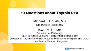 10 Questions About Thyroid RFA