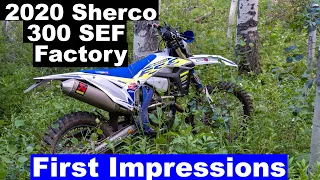 2020 Sherco 300 SEF Factory First Impressions