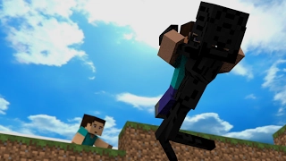 Herobrine životní příběh část 1: Herobrine a Steve - minecraft Animace