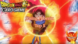 Dragon Ball Super Card Game TCG | RPO Top 5| Fearsome 5 Strategies to Play in DBS Fall 2021!