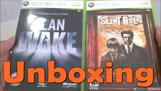 Alan Wake  Silent Hill Homecoming - Xbox 360 - UNBOXING