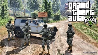 GTA 5 MODS - MILITARY PATROL - ZOMBIE APOCALYPSE 5 (GTA 5 PC POLICE MODS)