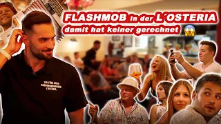 Die Gäste trauten ihren Augen nicht 😱 Flashmob in der L'Osteria ❗️