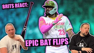 Bat Flips That Keep Getting More EPIC | Baseball Reaction | MLB Reaction | British Guys React