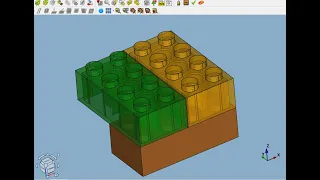 FreeCAD Часть 97. Пример создания модели. LEGO