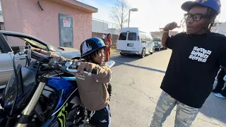 MRDIRTBIKEKID - 10 year old dbk Heman rides my Yz 450f. (Insane kid)