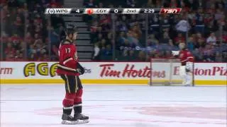 Olli Jokinen 4-0 Goal vs Flames [Jan 16 2014]