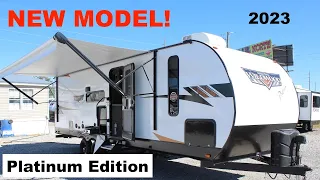 Check out the Bathroom in this Travel Trailer RV! Wildwood Platinum 26RBS