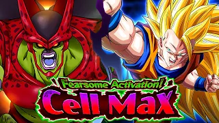 SUPER EZA AGL SSJ3 GOKU VS. CELL MAX STAGE 2 SUPER BOSS BATTLE! (DBZ: Dokkan Battle)