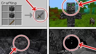 10 COISAS QUE VOCÊ NÃO SABIA SOBRE A BEDROCK DO MINECRAFT !!