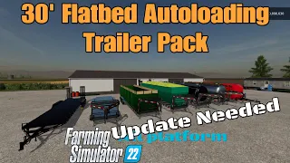 30' Flatbed Autoloading Trailer Pack