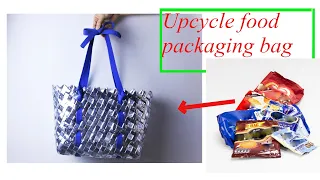 DIY RECYCLED BAG USING JUNK FOODS/ PLASTIC WRAPPERS #DIYrecycle Bag