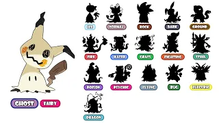 18 Types Mimikyu - Pokemon Type Swap.