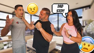 MEETING MY GIRLFRIENDS DAD FOR THE FIRST TIME... *oh no*