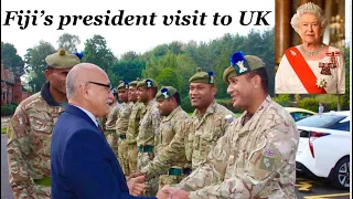 British Army welcoming Fiji’s President to UK 🇬🇧