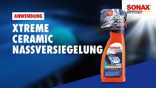 Anwendung SONAX XTREME Ceramic Nass Versiegelung