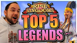 Top 5 open field commanders [Which would you pick?] Rise of Kingdoms