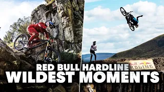 The Craziest and Wildest Moments Of Red Bull Hardline | Best Of!