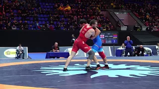 1 4 Final GR   87 kg GEO ROBERTI KOBLIASHVILI ARM MAXIM MANUKYAN